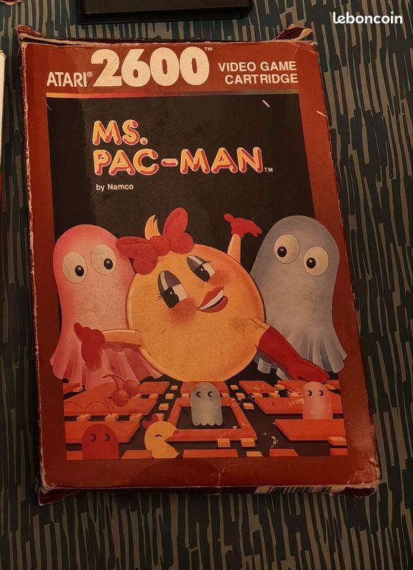 Pac-Man Atari 2600 NTSC - Complet Mais Boîte Abîmée