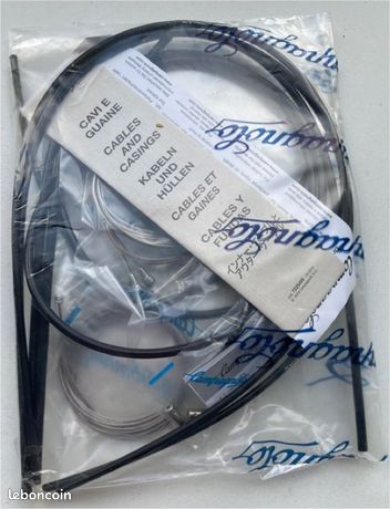 Kit Gaines Câbles freins-dérailleurs Campagnolo noir neuf