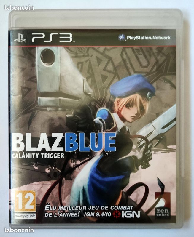 Jeu BlazBlue Calamity Trigger PS3 - Version UK Complète, Comme Neuf