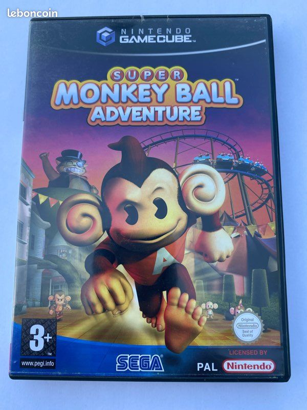 Jeu gamecube super monkey ball adventures (image 1)