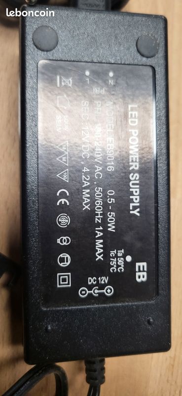 Transfo 50w 12v (image 2)