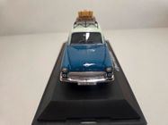 Norev Ancien Opel Kapitan Bleu Foncé 1/43 - Occasion Sans Boîte - Voiture Vintage