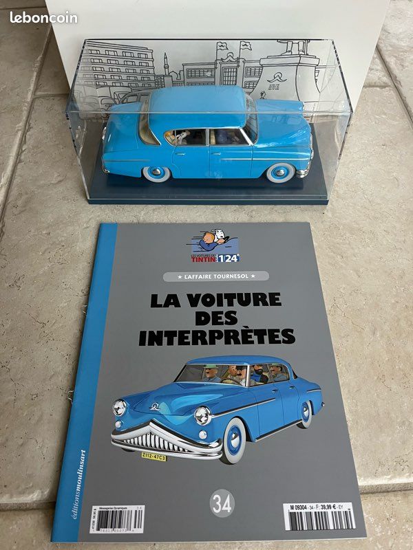 Voiture Tintin Hachette 1/24 – N°55 – Collectionneur – Neuve Sous Blister