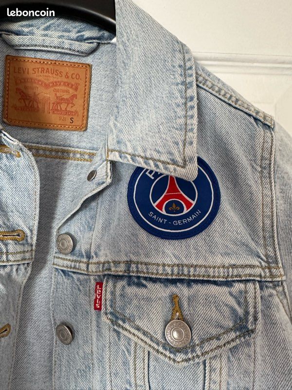 Veste en jean Levis édition limitée PSG (image 7)