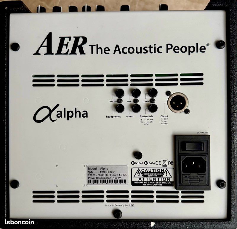 Amplificateur AER Alpha (image 2)