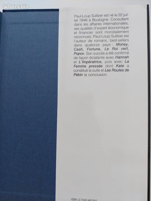Livre les Routes de Pékin de Paul-Loup Sulitzer très Bon état (image 8)
