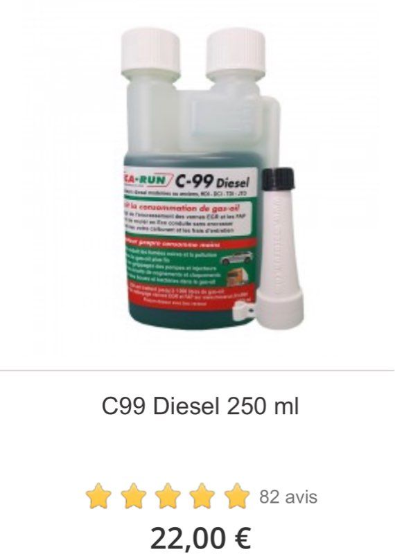 Mecarun C99 diesel, 250ml