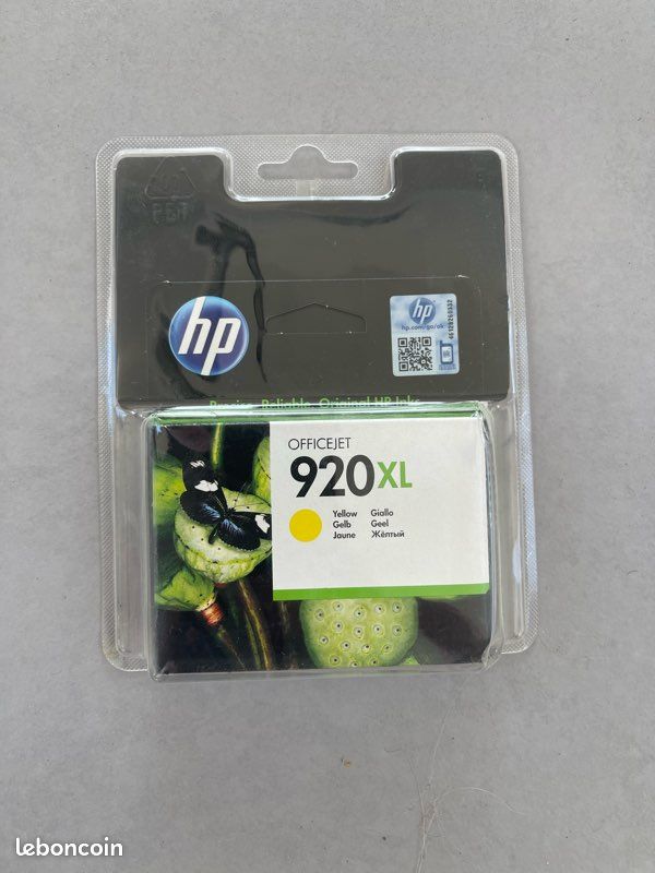 Lot De 3 Cartouches D'Encre Jaune HP 920 CH636AN - Neuves, Scellées (Date 10/2016)