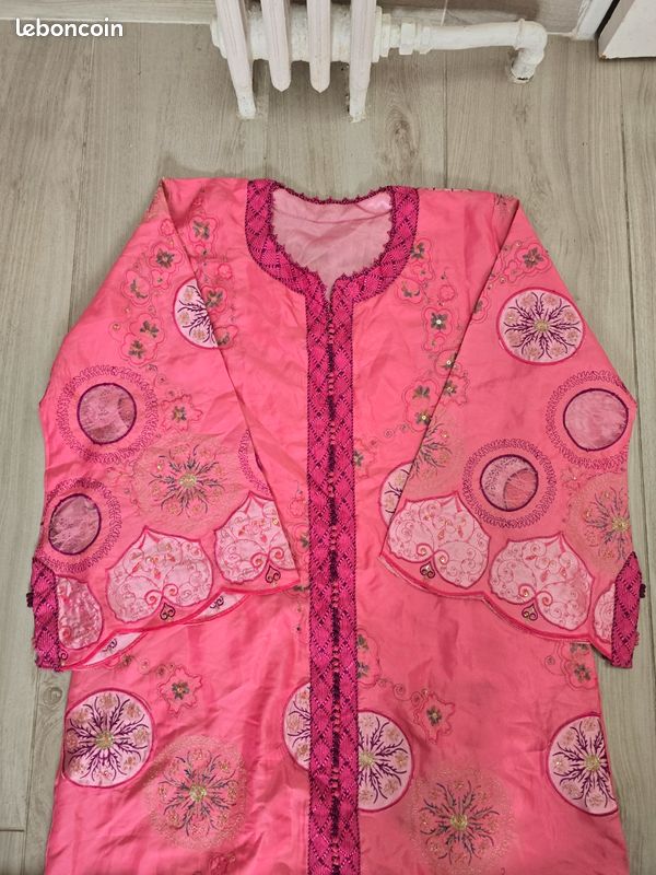 Gandoura rose grande taille selma93 (image 1)