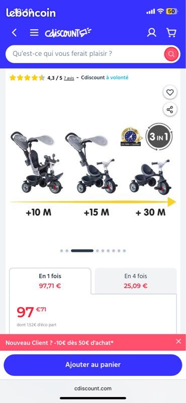 Tricycle 3 en 1 (image 7)
