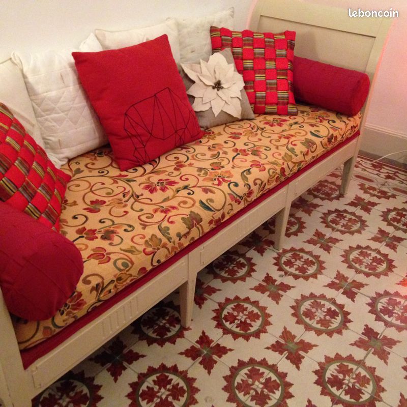 Grande banquette style Louis XV (image 2)