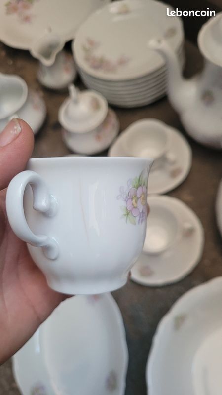 Service de table en porcelaine Winterling Bavaria – Décor floral – Très bon état (image 5)