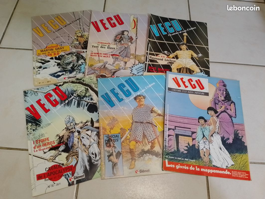 Collection de 49 magazines BD VECU, L’histoire c’est aussi L’aventure - Années 80 (image 4)