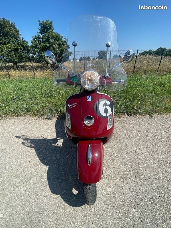 Pare-Brise Scooter Fabbri Top Haut 700x560mm PIAGGIO 125 Pour Vespa LX 2003-2014