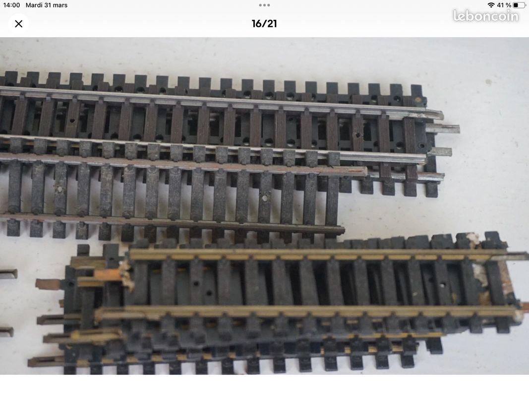 Gros Lot De Rails LIMA HO Style Jouef Environ 100 Pièces Au Total
