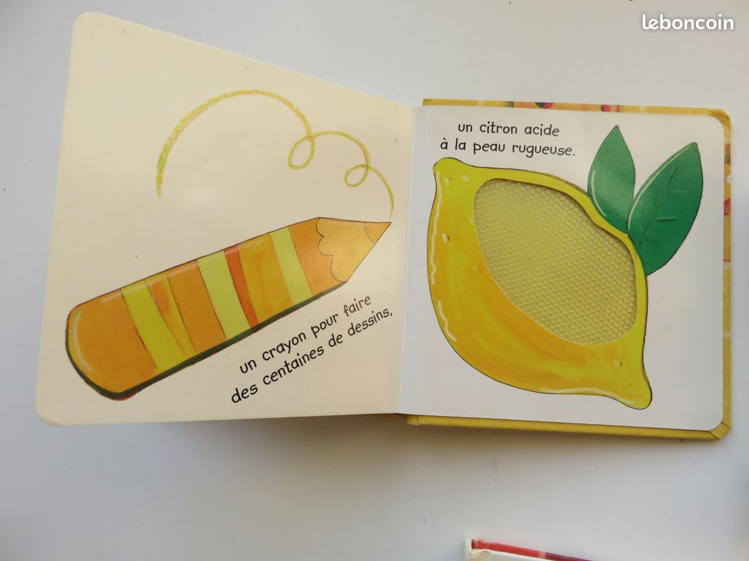 Lot 3 Albums "Des couleurs à toucher " rouge, jaune, marron (image 6)