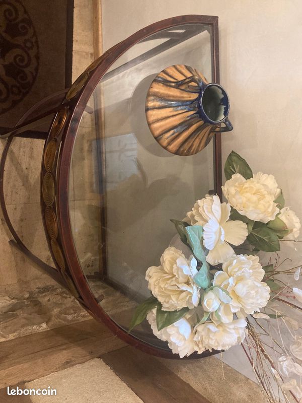 Console en verre et métal (image 4)