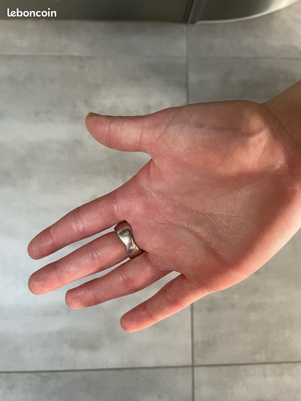 Bague En Argent Massif (sterling) Taille 51/52 - Occasion, Jolie Pièce Simple Et Intemporelle