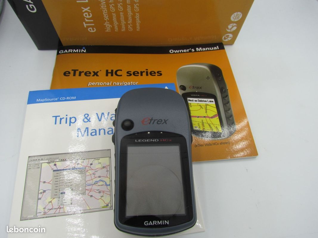 Garmin eTrex 22x tracker GPS Personnel 8 Go Noir, Gris