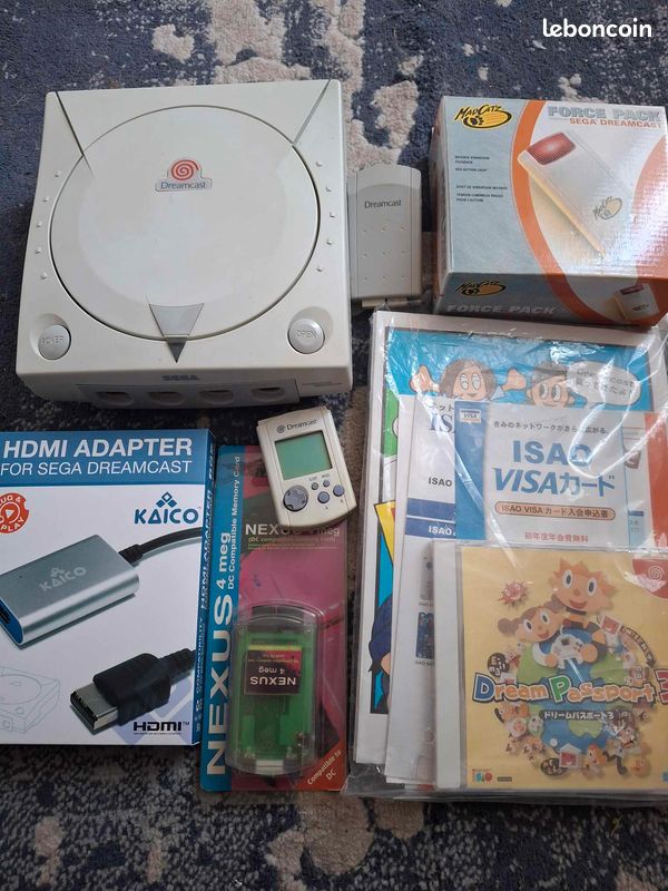 How much is a Dreamcast console with 1 VMU included worth