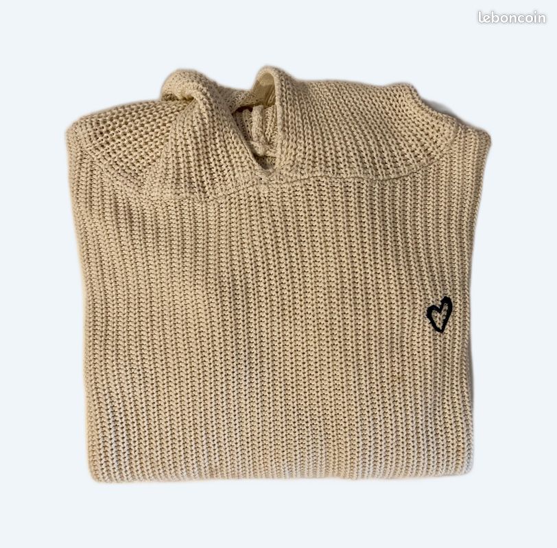 Pull coton blanc cassé Taille S FB sister Knitwear (image 1)