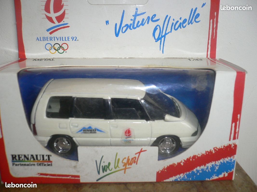 MINIATURE RENAULT ALBERTVILLE ESPACE SOLIDO 1992 /Échelle 1/43 (image 1)