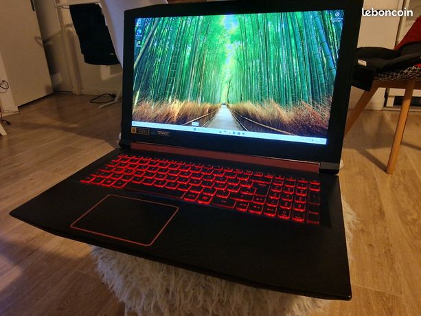 PC amer Acer AN515-42-R6GG 15.6" AMD Ryzen 5 2500U RAM 12Go SSD 128Go + HDD 1To graphics Radeon RX 560X 4 Go 1