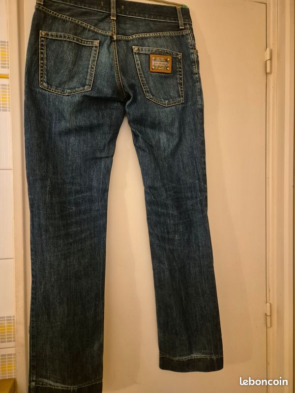 Jean DOLCE & GABBANA Junior – Bleu Brut – Taille 37/38 Fr – Fille