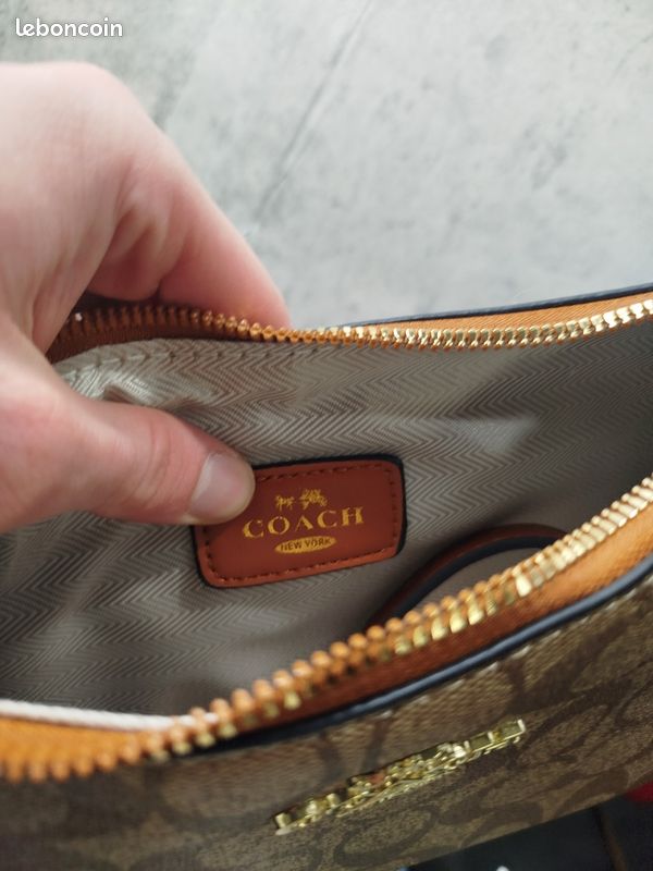 Sac à main Coach en cuir à motif y2k Femme (image 5)