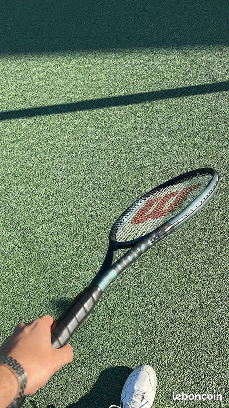 Raquette Tennis Wilson Metal Vintage – Manche 4 1/2 – Petits Points De Rouille