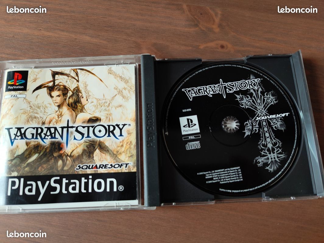 Vagrant Story Sur PlayStation 1, édition PAL Complète, état Correct, Jeu Culte De 2000