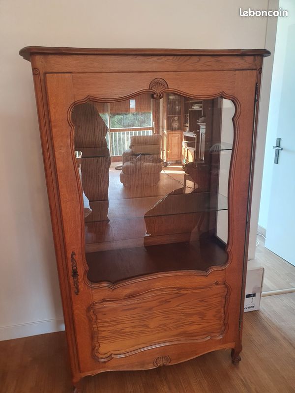 Meuble vitrine Louis XV (image 1)