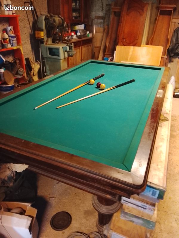Ancien Plateau De Jeu De Billard Nicolas - Jeu De Comptoir Bistrot Estaminet - Bois