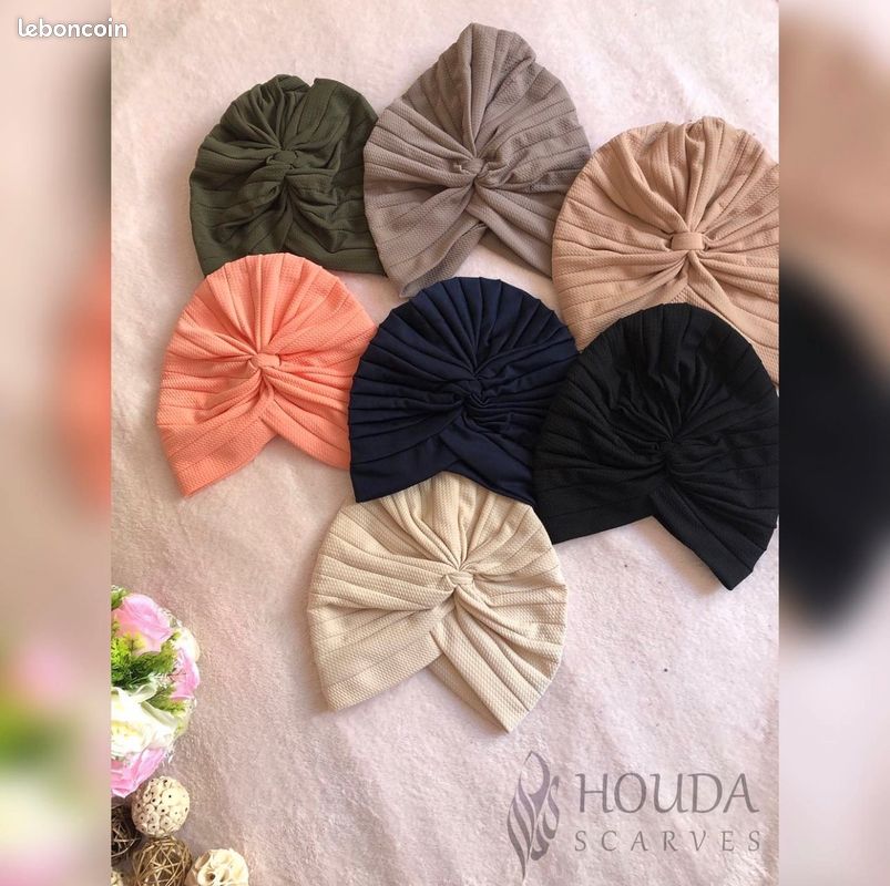 Turban pailleté et coton (image 7)