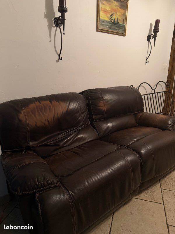 Canapé et fauteuil motorisés (image 4)