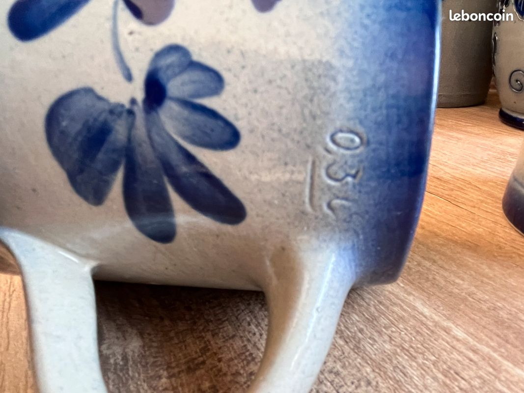 Service en grès d’Alsace carafe et chopes (image 9)