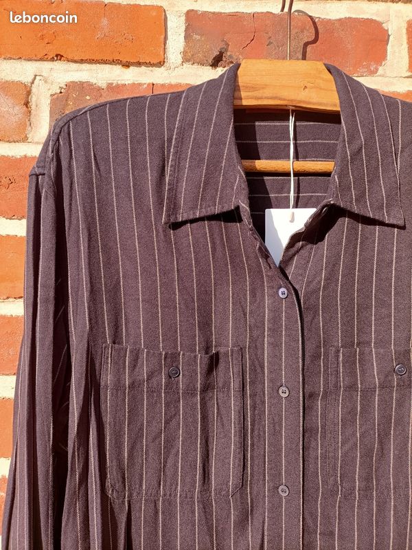 Chemise Comptoir Des Cotonniers - Taille 38 - Multicolore - 100% Coton - Occasion Très Bon état