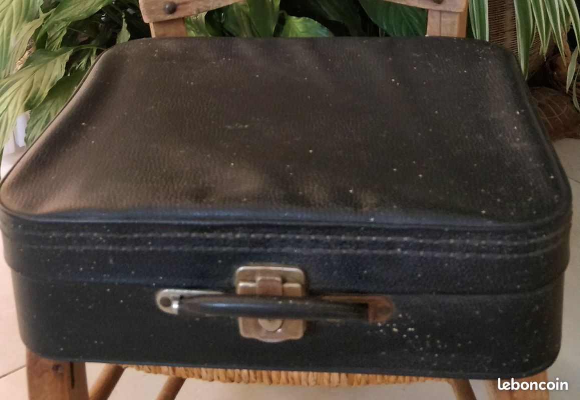 ANCIENNE VALISE, VALISE pliante valise de voyage années 50 rétro à