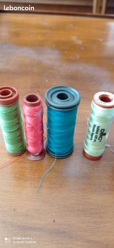 Lot 1 de 10 bobines de fils à coudre (image 3)