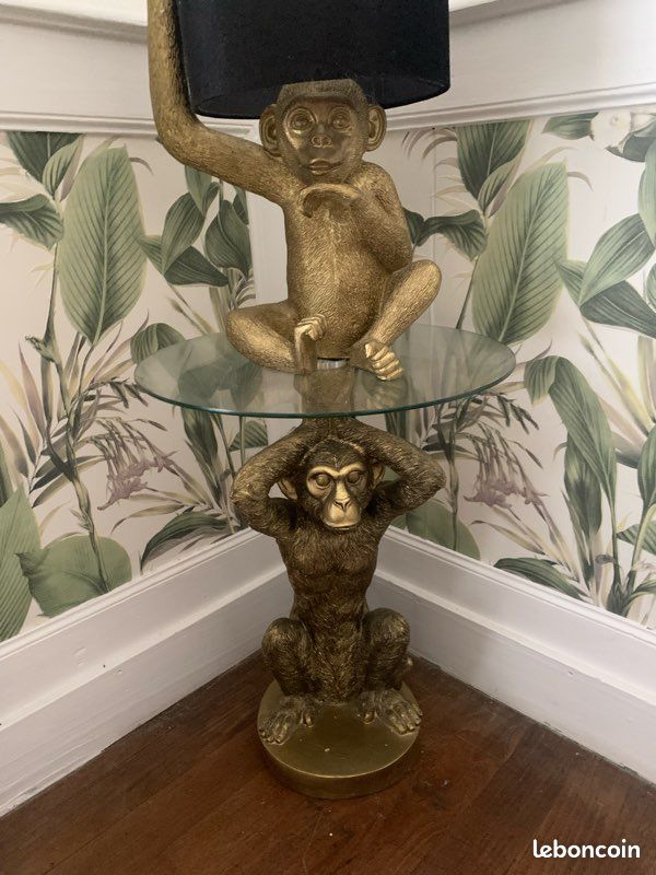 Table + lampe singe (image 1)