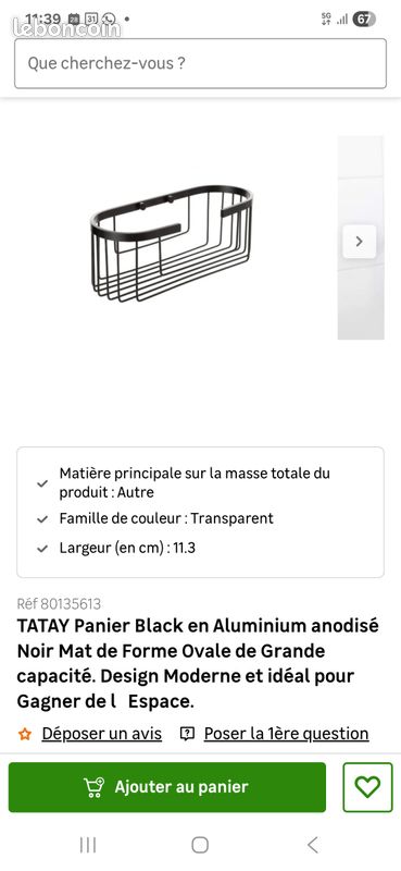 Corbeilles salle de bains inoxydables avec fixations neuves (image 7)