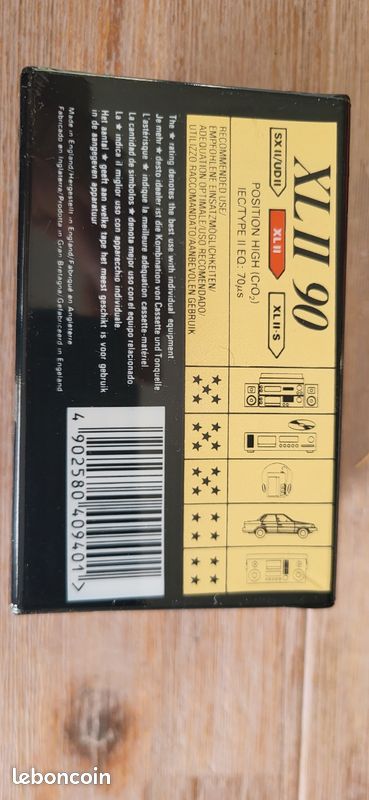 Cassettes audio neuves mawell XLII 90 (image 3)