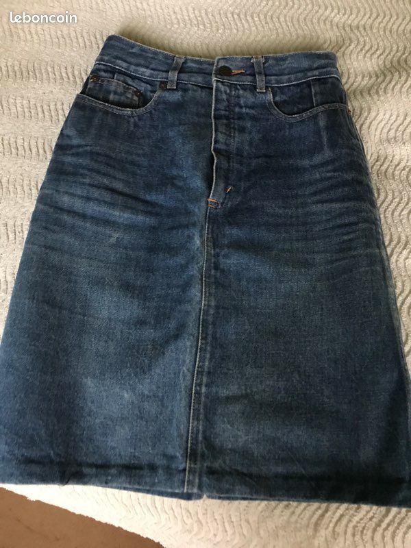 Jupe en jean vintage Mac Keen (image 1)