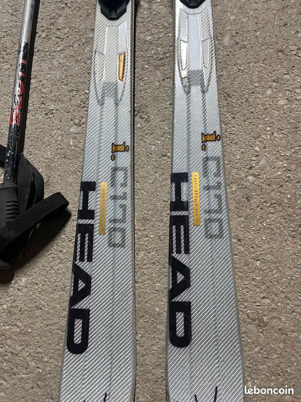 Ski d'occasion parabolique HEAD GTO 200 - 170cm