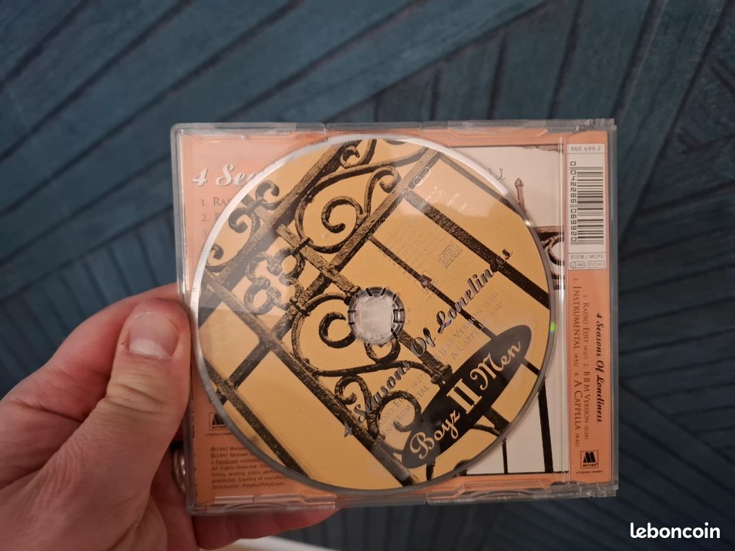 CD - Boyz II Men – 4 Seasons Of Loneliness (image 2)