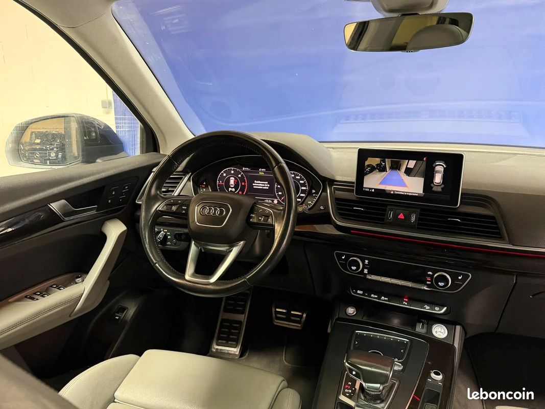 AUDI Q5 II 40 TDI 190ch Avus quattro S tronic 7 - Origine France - 4 Pneus Neufs - Toit Ouvrant - Attelage - Apple Carplay - Virtual Cockpit - (image 12)