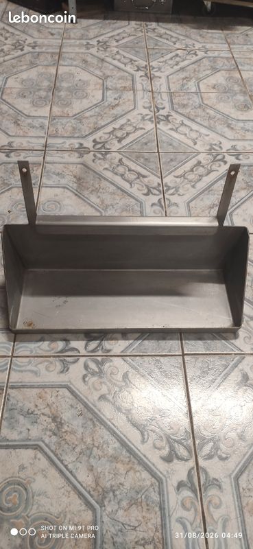 3 porte jardinières en inox 49/19/15 (image 1)
