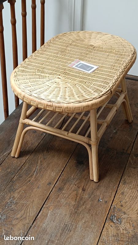 Très belle table basse en osier neuf (image 2)