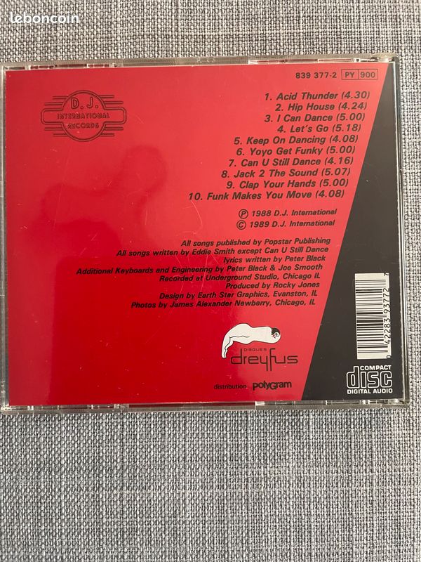 The DJ Fast Eddie* – Jack To The Sound CD (image 2)
