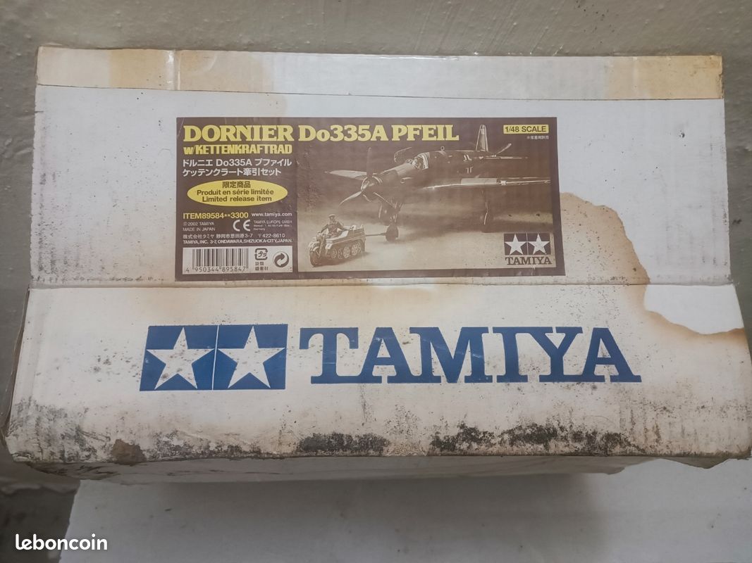 1/48 DORNIER Do335A PFIER avec kettenkraftrad TAMIYA Item 89584 (image 2)